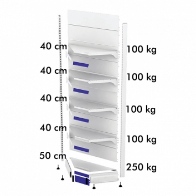 Raft perete magazin ECO 50 - Frigosztufi